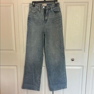 Universal Thread Blue High Rise Wide Leg Jeans